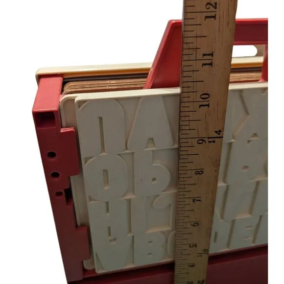 Fisher-Price School Days Desk Vintage Educational Toy Magnetic Letters Numbers - Picture 13 of 13